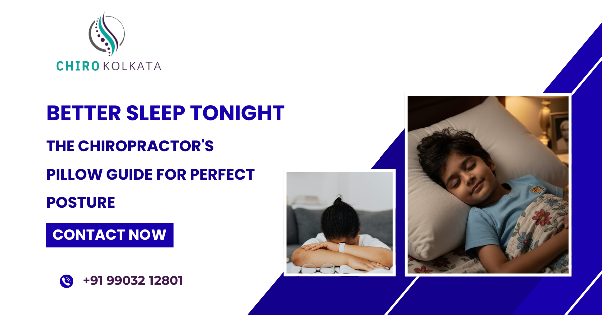 The Pillow Guide for Perfect Posture by the Best Chiropractor in Kolkata